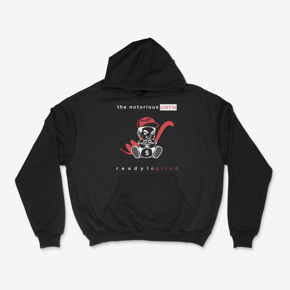 The Notorious AMPM hoodie in black